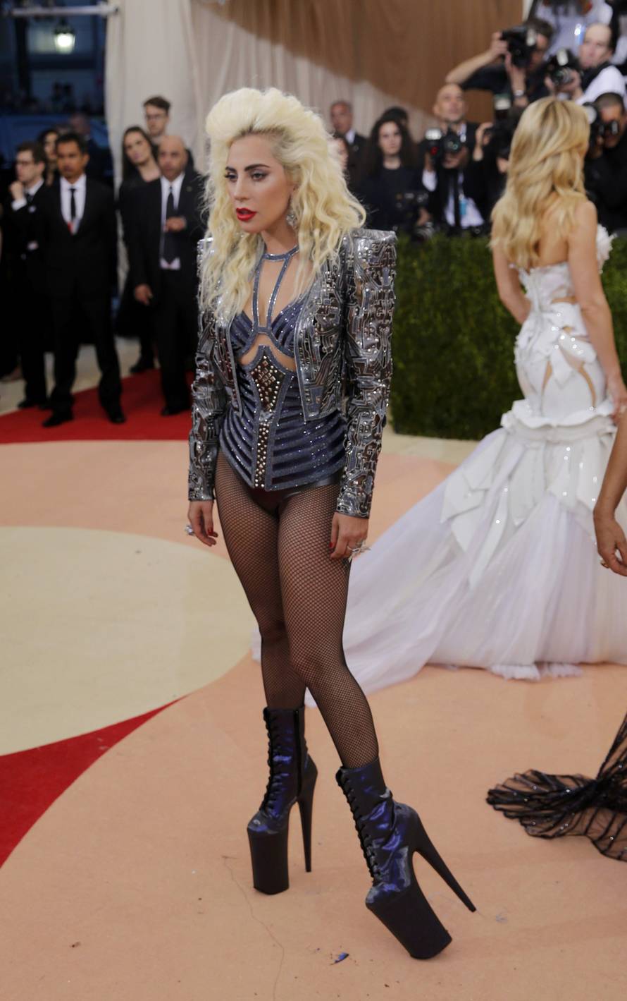Singer Lady Gaga arrives at the Met Gala in New York