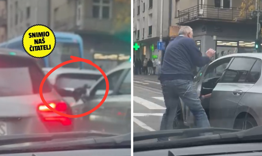 DRAMATI&Ccaron;NA SNIMKA  U Zagrebu mu potrgao retrovizor, ovaj mu odmah vratio