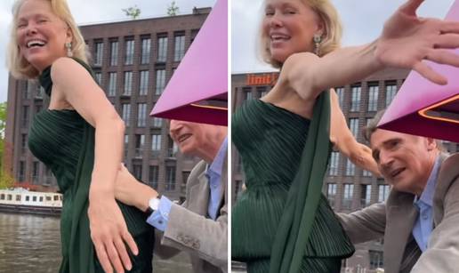 Pamela Anderson i Liam Neeson rekreirali scenu iz Titanika: 'Pa dajte, bili biste najslađi par!'