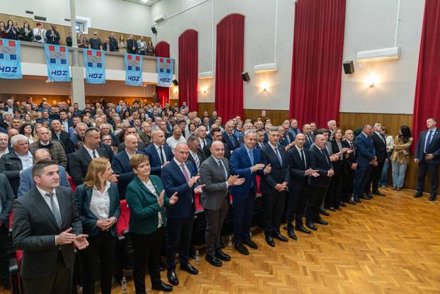 Gospić: Andrej Plenković na obilježavanju 36. obljetnice osnivanja HDZ-a u Ličko-senjskoj županiji