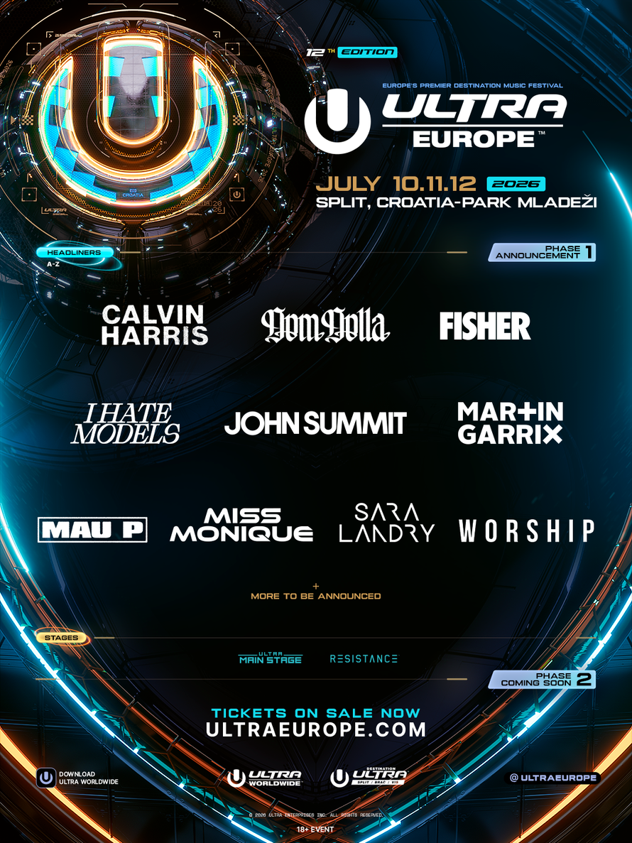 Svjetska mega zvijezda Calvin Harris prvi put stiže na ULTRA Europe pozornicu!