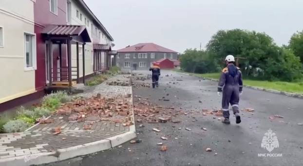 Aftermath of quake in Russia's far east