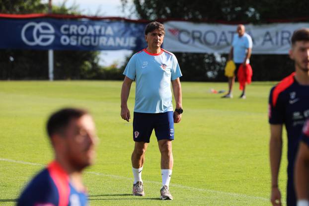 Rijeka: Trening nogometne reprezentacije Hrvatske