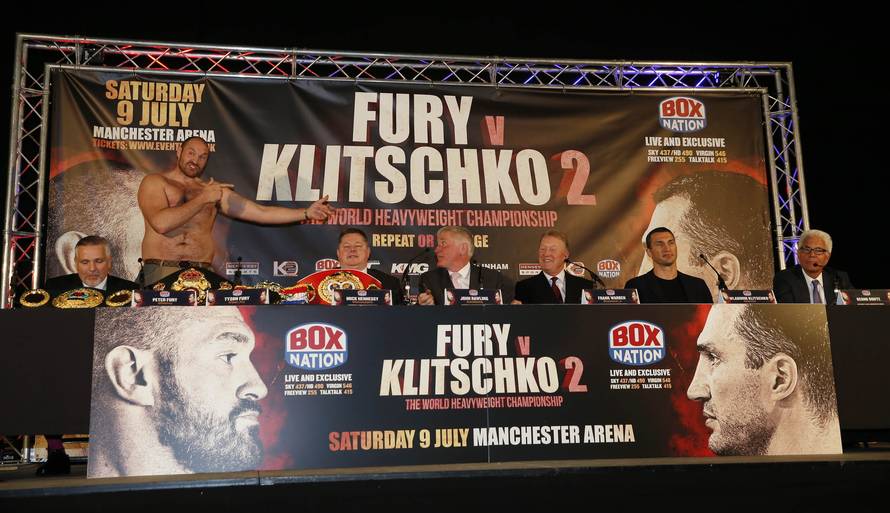 Tyson Fury & Wladimir Klitschko Head-to-Head Press Conference