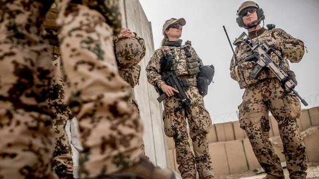 German Defence Minister Ursula von der Leyen visits troops in Afghanistan