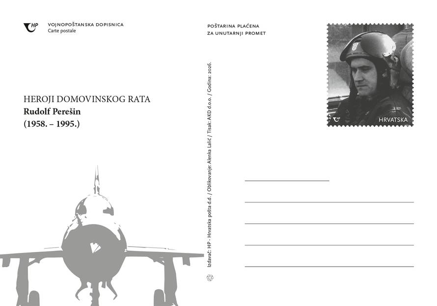 Heroji Domovinskog rata na dopisnicama Hrvatske pošte