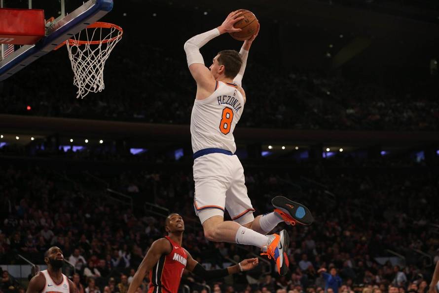 NBA: Miami Heat at New York Knicks