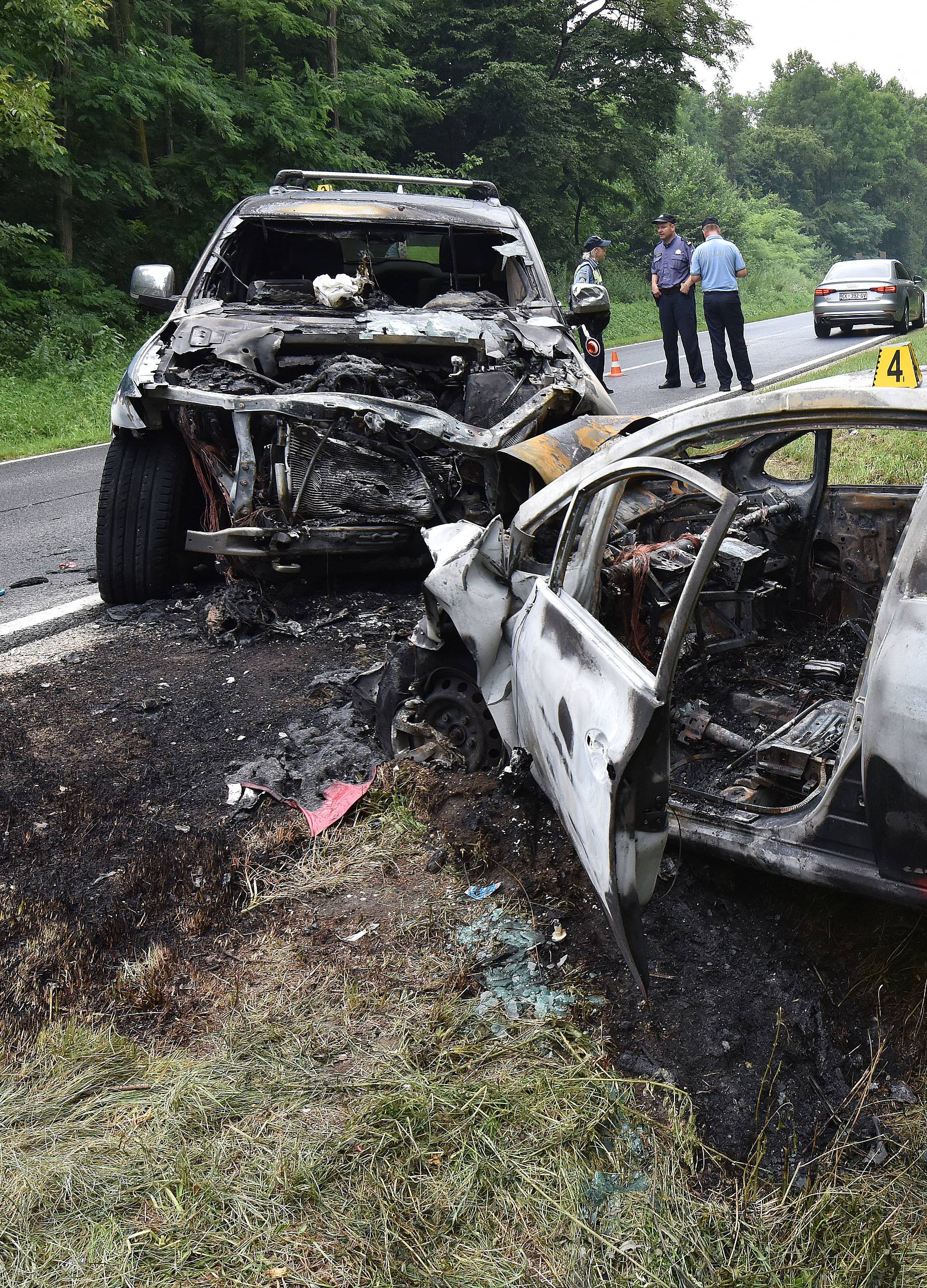 Užas kod Čakovca: Auti gorjeli, tata i dijete se bore za život...