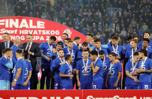 Nogometaši Dinama pobjednici su SuperSport Hrvatskog nogometnog kupa
