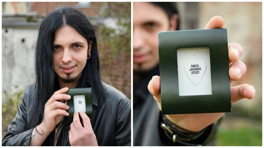 Mladi zagrebački basist ima vrijedan suvenir: 'Dobio sam trzalicu slavnog Micka Jaggera'