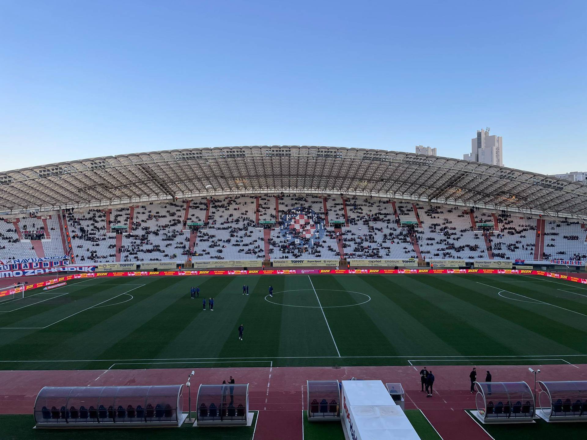 Hajduk i Osijek remizirali pred punim Poljudom: Jović isključio Bjelicu, Dinamo jesenski prvak!