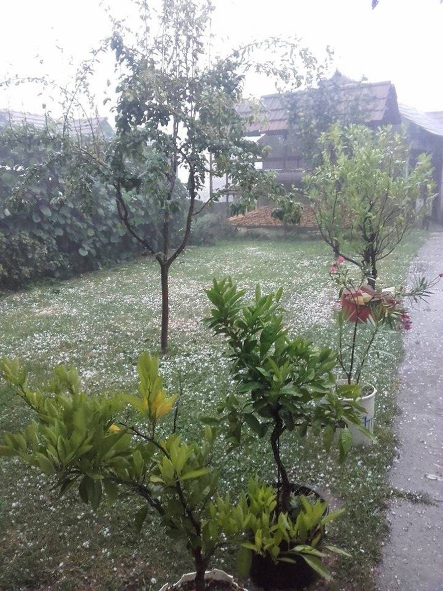 Tuča, kiša i jak vjetar: Snažno nevrijeme poharalo Varaždin