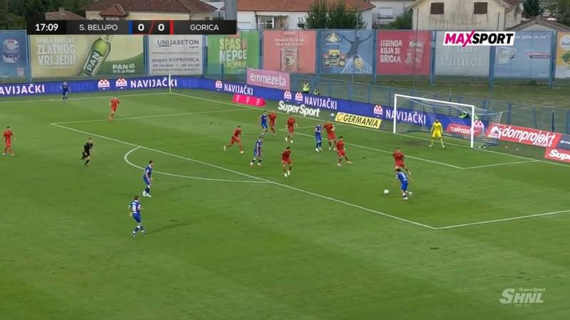 VIDEO Slaven Belupo zasluženo slavio protiv nemoćne Gorice, Mario Carević je dobio crveni...