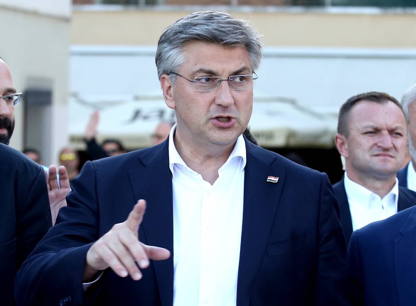 Andrej Plenković u Šibeniku pružio potporu kandidatima lokalnih izbora