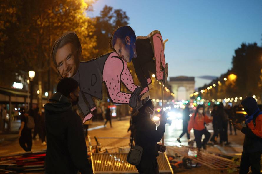 Nationwide protests in France against the cost of living