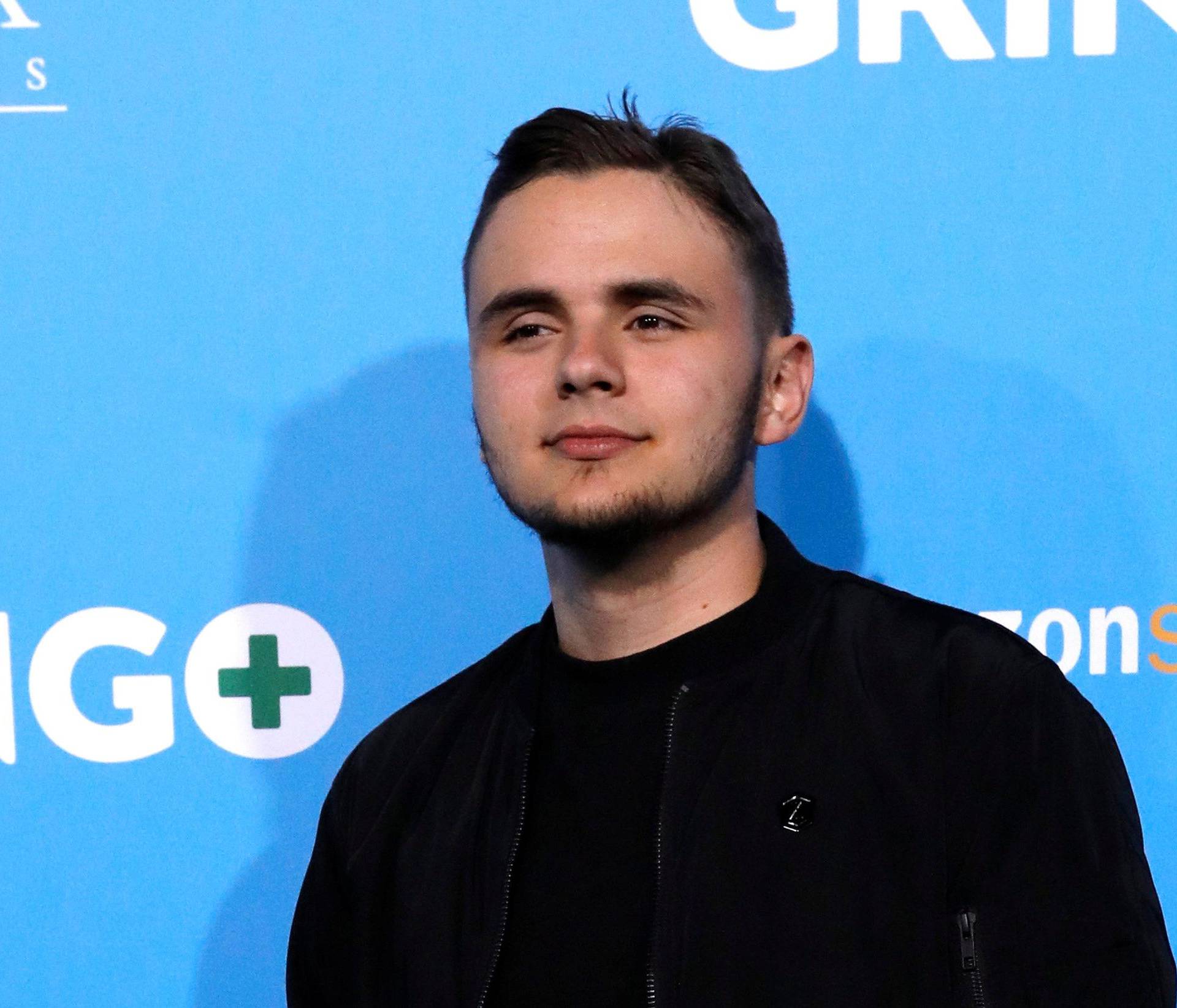 Jackson, Jr. poses at the premiere for the movie "Gringo" in Los Angeles