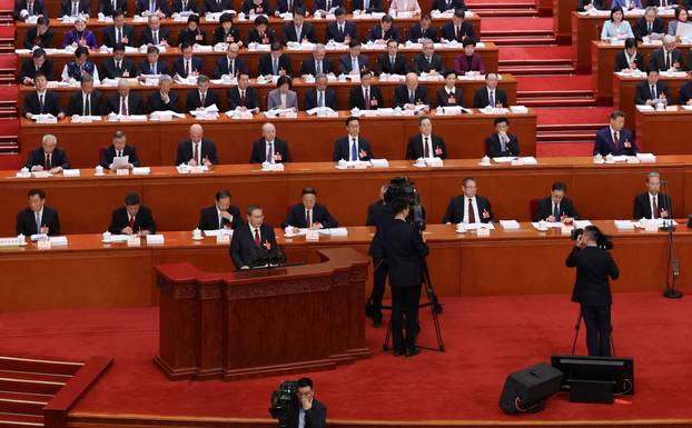 China's NPC opening session at the Great Hall of the People, in Beijing