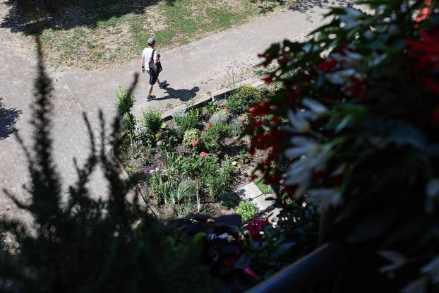 Zagreb: Jasenka Marija Kaštelan ima najljepši vrt na balkonu i ispred zgrade 