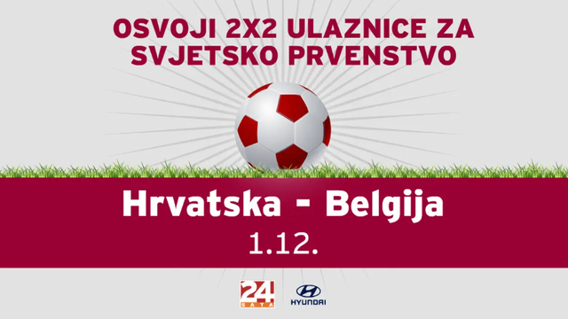 Donosimo pravila nagradnog natječaja “Osvoji ulaznice za utakmicu Hrvatska – Belgija”