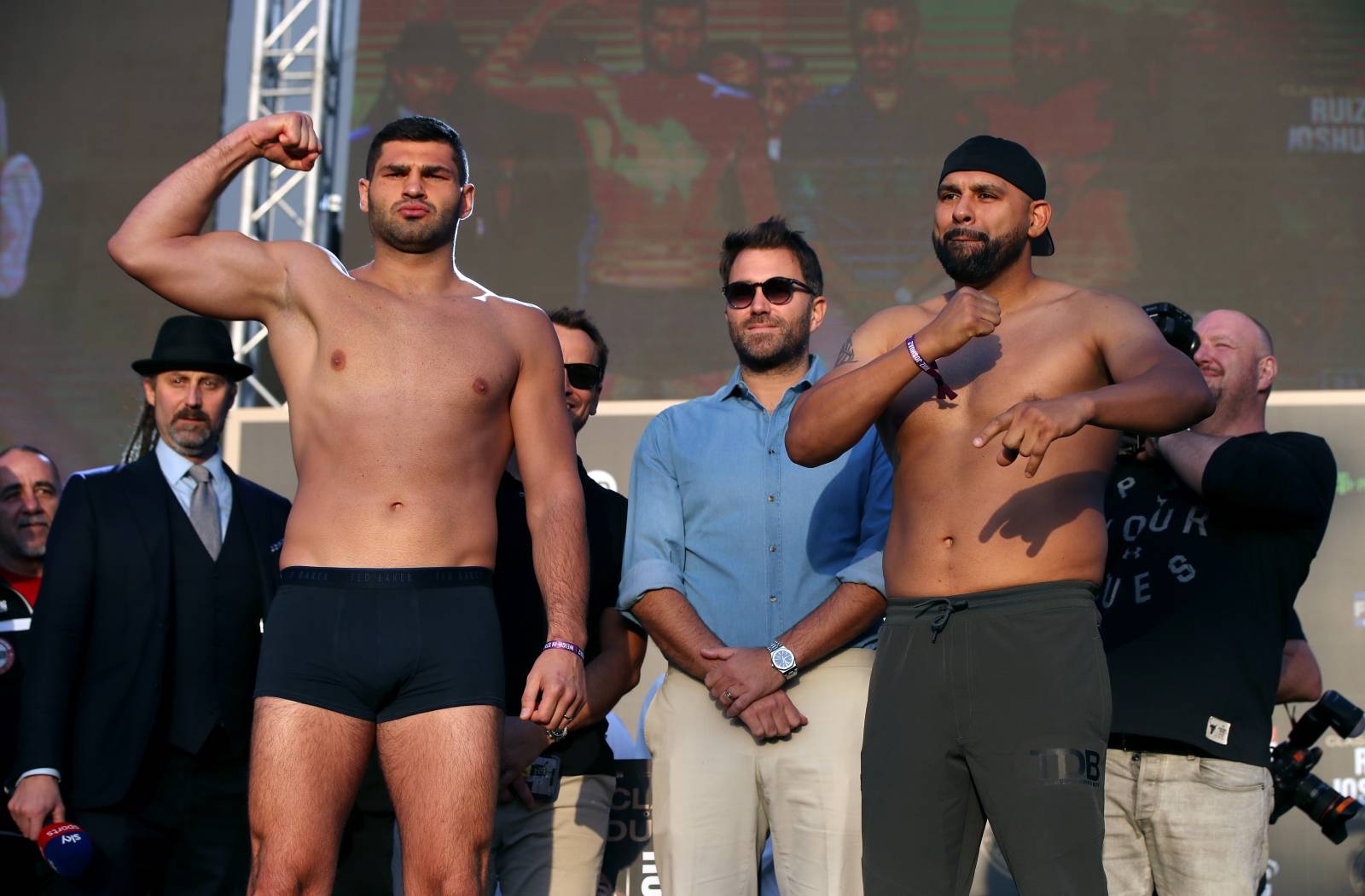 Andy Ruiz Jr v Anthony Joshua - Weigh In - Riyadh