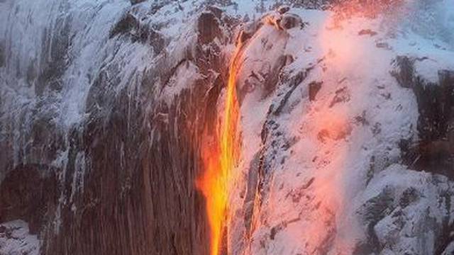 Vodopad 'lave': Fenomen koji u veljači traje čak nekoliko dana