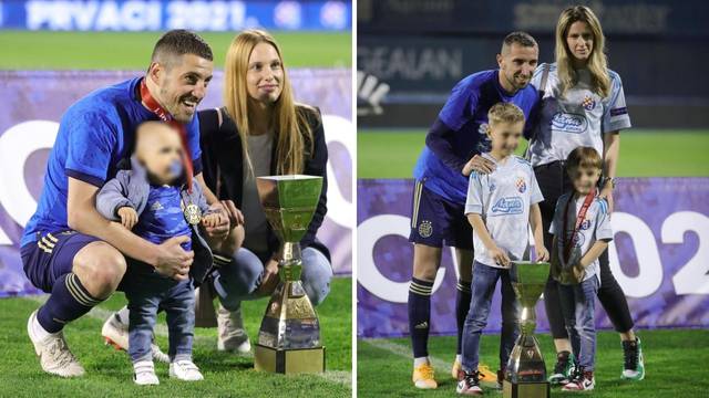 Trofej uz obitelj: Ademi i Leovac proslavili titulu s nasljednicima