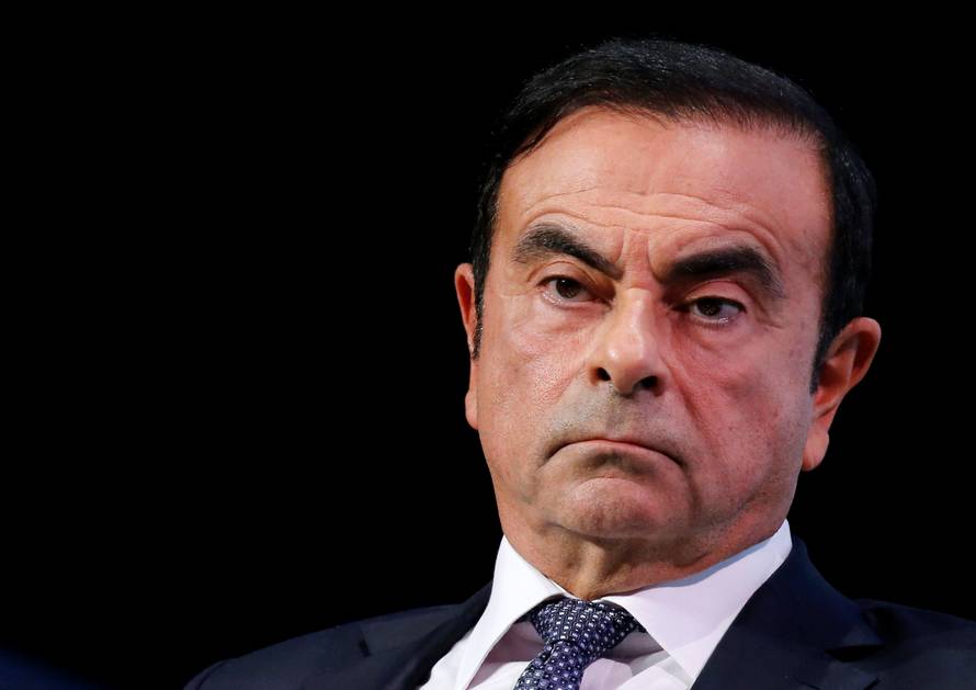 Carlos Ghosn, chairman and CEO of the Renault-Nissan-Mitsubishi Alliance, attends the Tomorrow In Motion event on the eve of press day at the Paris Auto Show, in Paris