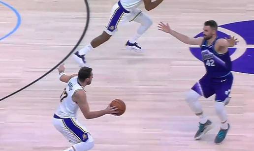 VIDEO Luka, jesi li ti stvaran? Gurnuo je loptu velikanu kroz noge i 'osramotio' ga kao nitko