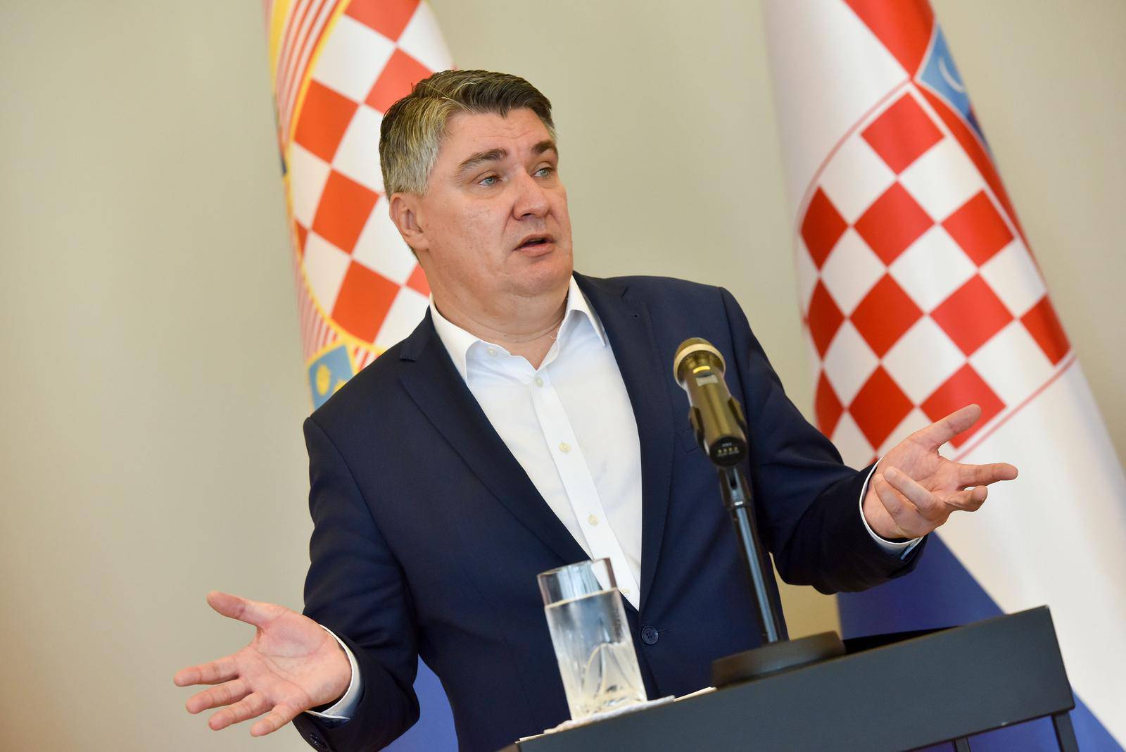 Zagreb: Predsjednik Milanović održao konferenciju za medije