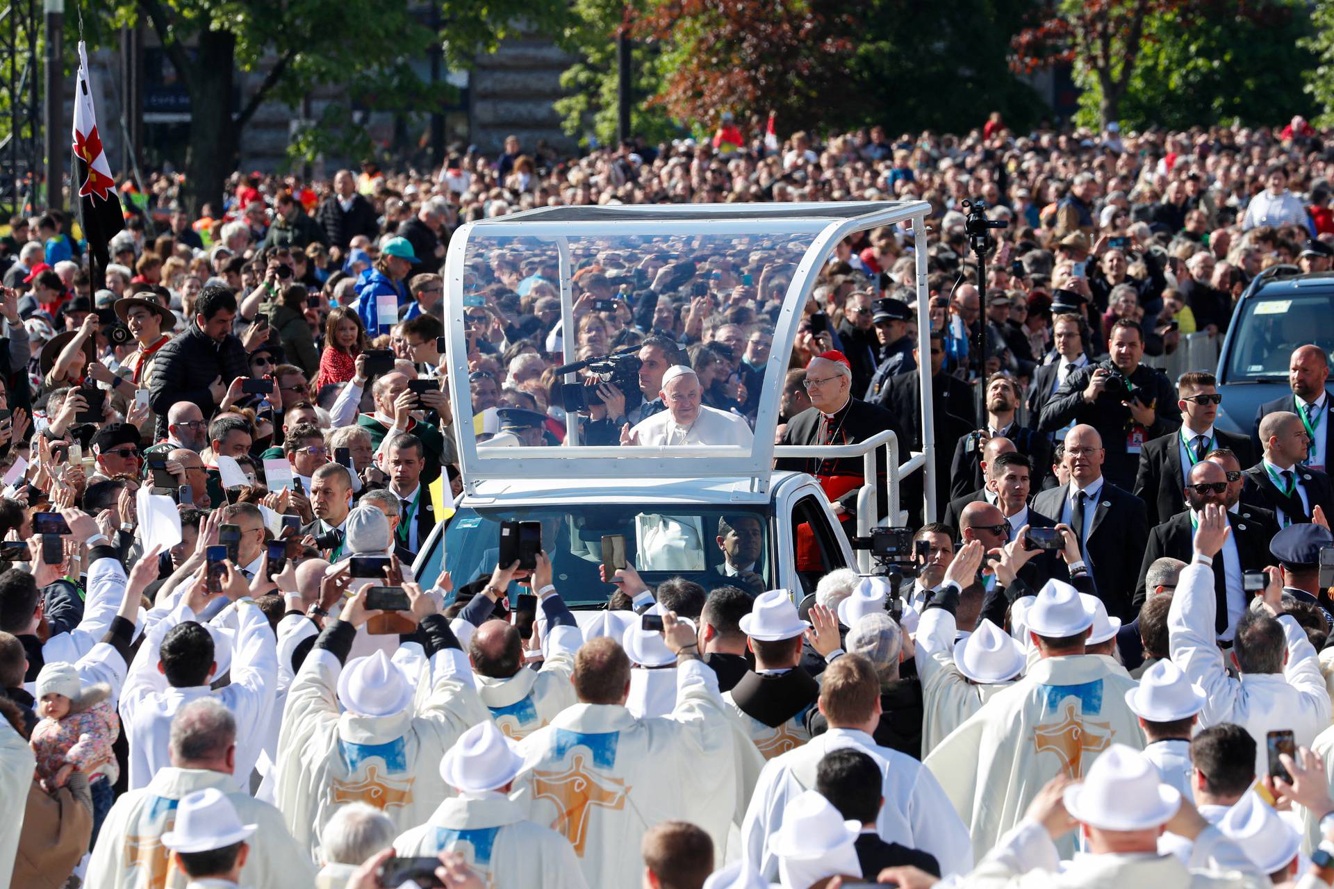 Pope Francis visits Hungary