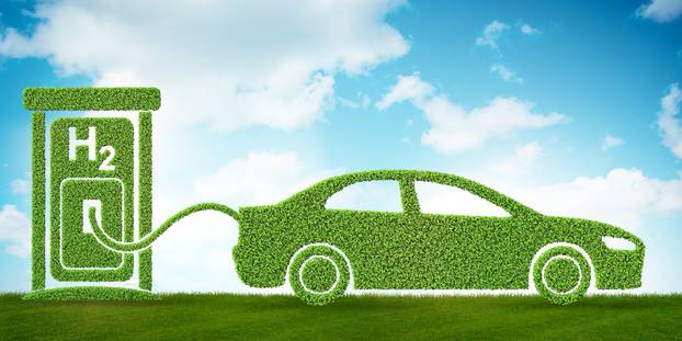 Hydrogen,Car,Concept,-,3d,Rendering