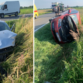 Prometna nesreća u blizini Garešnice: Automobil se od siline udarca prevrnuo na bok