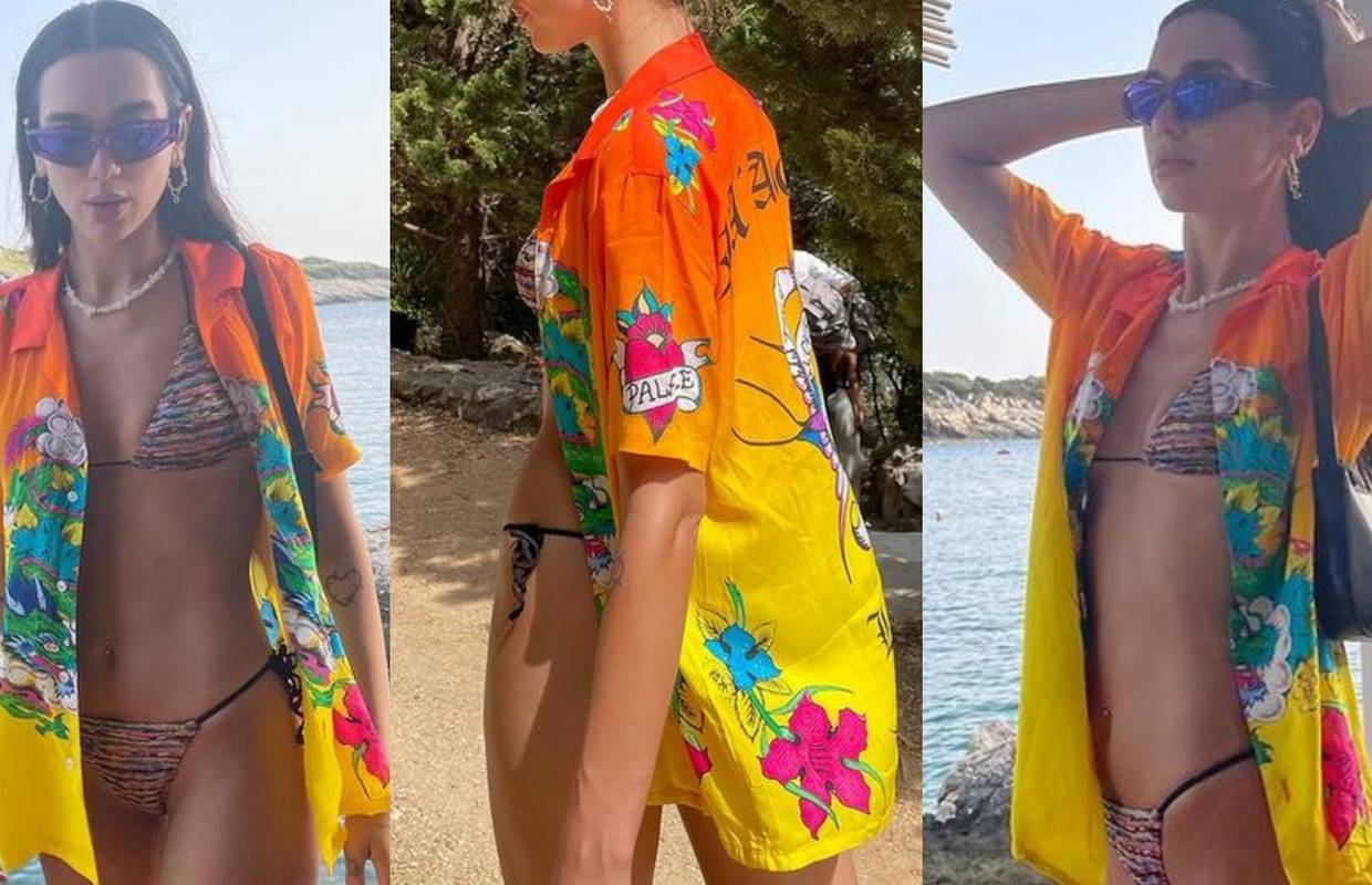 Dua Lipa predlaže jednostavnu kombinaciju: Košulju na badić