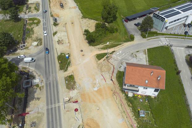 Zagreb: Radovi u Sarajevskoj snimljeni iz zraka