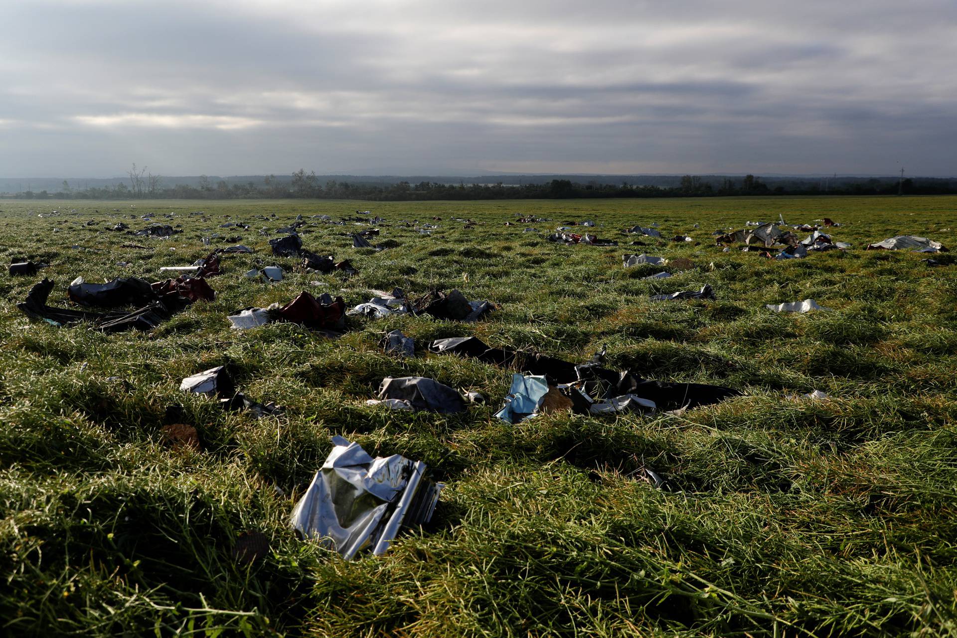 Aftermath of rare tornado in Czech Republic