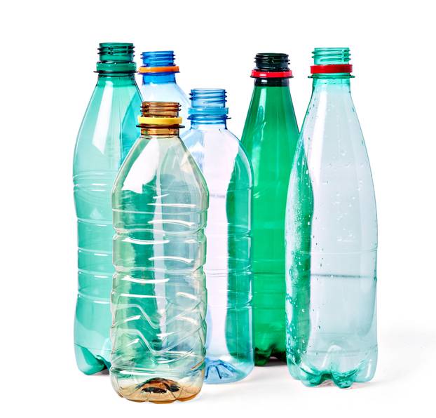 Close,Up,Of,A,Plastic,Bottle,On,White,Background