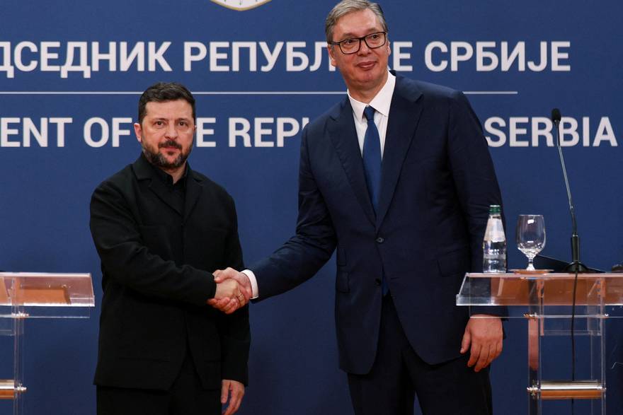 Sastanak Vu&ccaron;i&cacute;a i Zelenskog