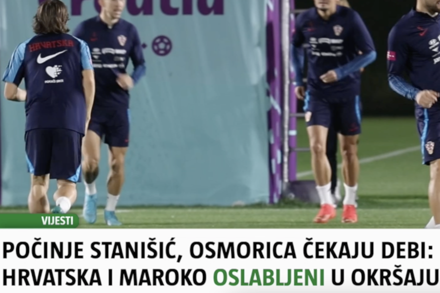 [TOP 3 VIJESTI DANA] Igra Josip Stanišić, a upitni su i Lovren i Vlašić: Hrvatska i Maroko oslabljeni ozljedama u okršaj za broncu