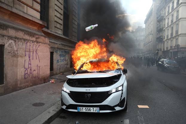 Nationwide protests in France against the cost of living