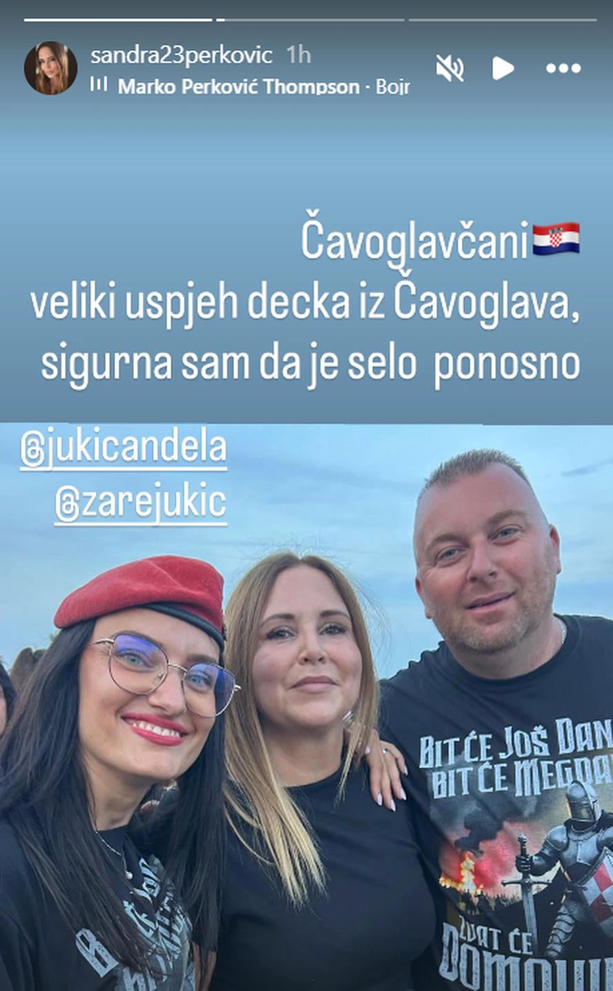 Thompsonova supruga: 'Veliki uspjeh dečka iz Čavoglava, ja sam sigurna da je selo ponosno'