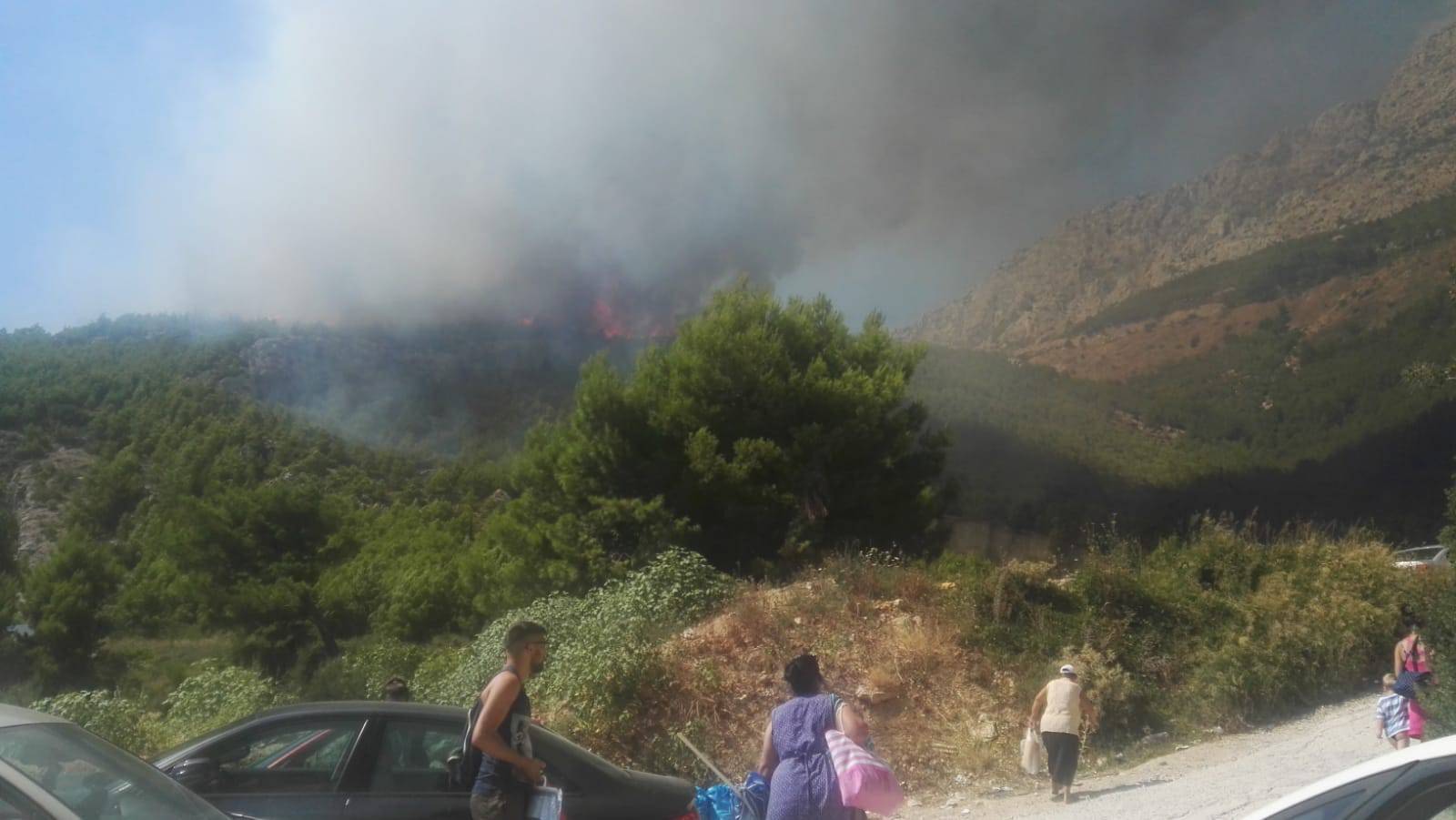 Vatra se širi: Dvije kuće skoro izgorjele, turisti spašavali aute