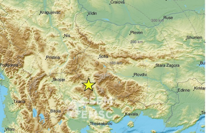Još jedan jak potres pogodio Makedoniju: Epicentar je zabilježen 120 km od Skoplja