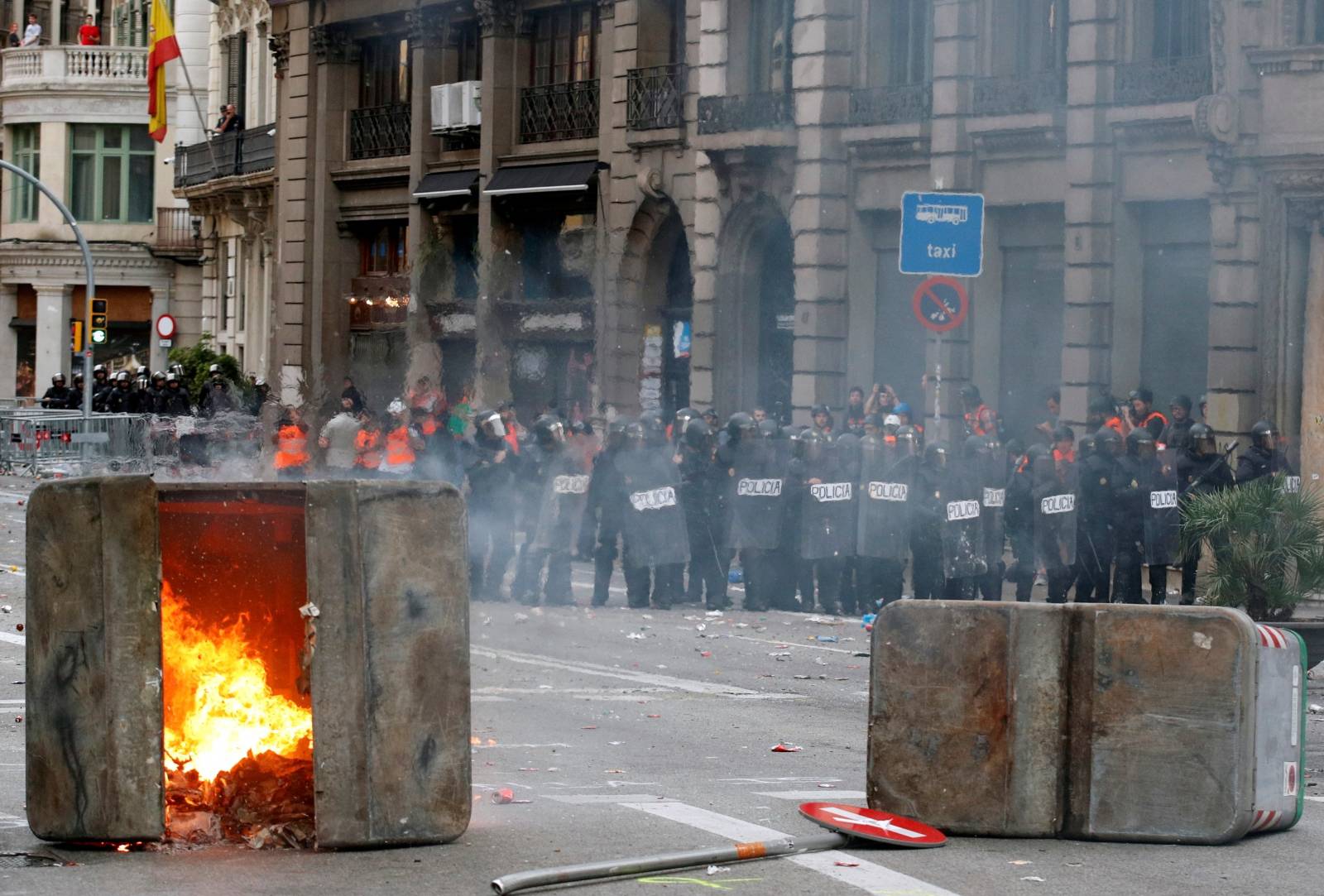 Catalonia's general strike