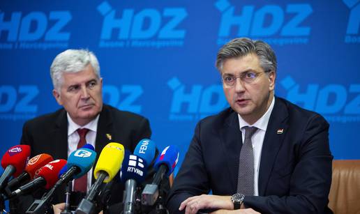 Plenković i Čović: Još nema dogovora o izbornoj reformi u BiH, zabrinuti smo zbog toga