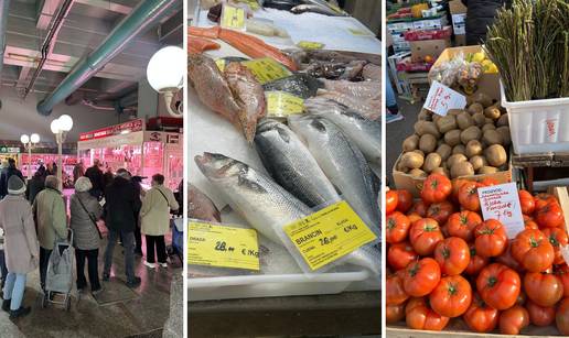 FOTO Gra&dstrok;ani &scaron;okirani! Za kilu janjetine 20 eura, raj&ccaron;ice po 7, a orada na Dolcu &ccaron;ak 28 eura