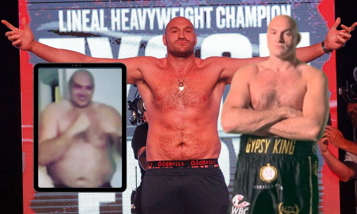 Fury skinuo salo i nabacio par kila mišića: 'Čvrst kao stijena'