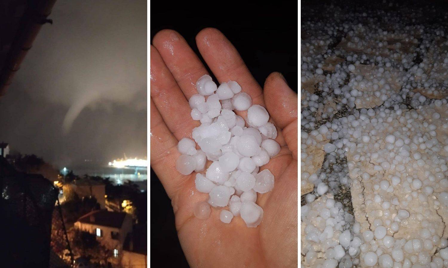 Tornado prošao Trstom, zbog iste oluje u Istri je padala tuča