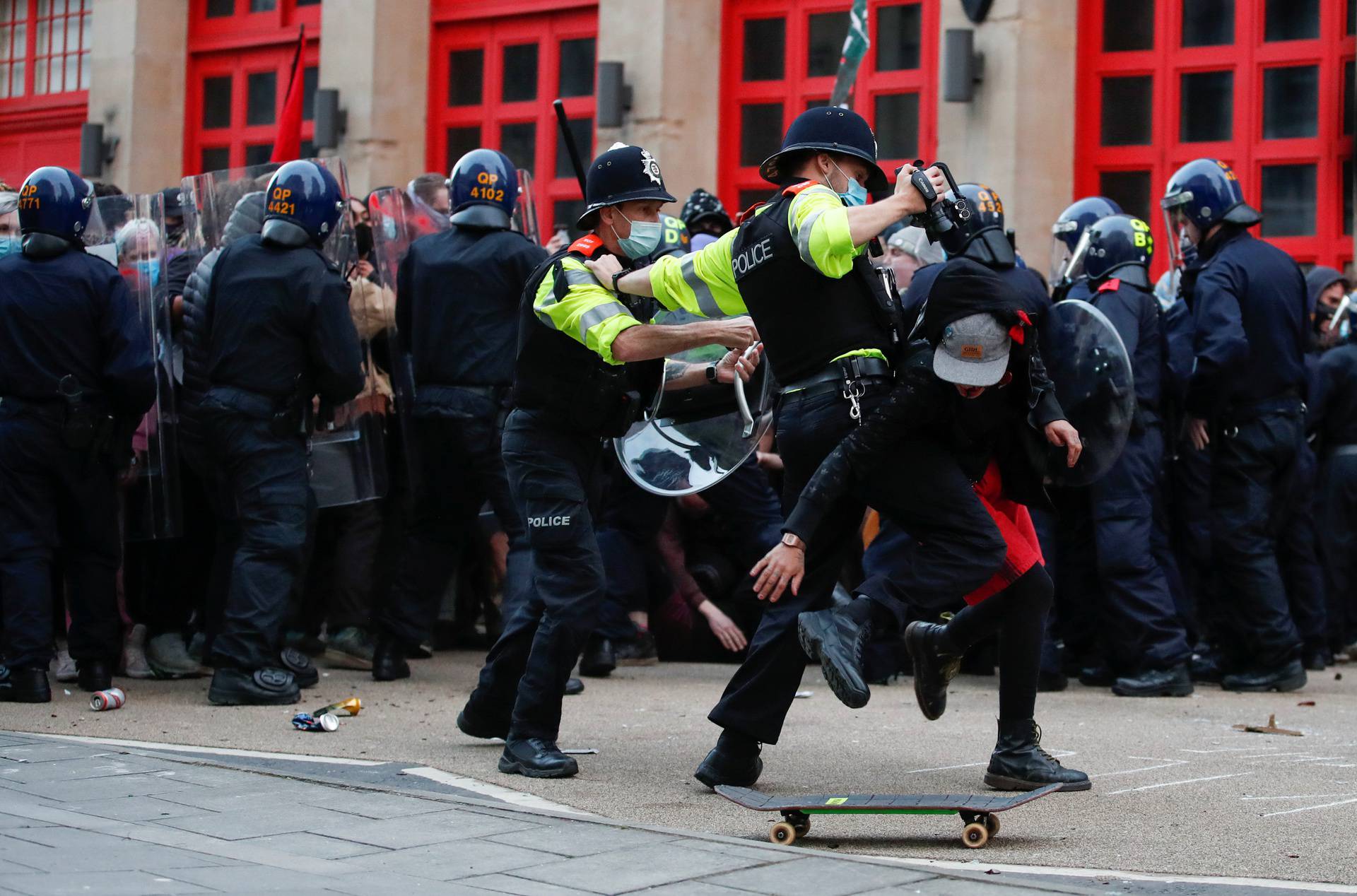 Protest against new proposed policing bill, in Bristol