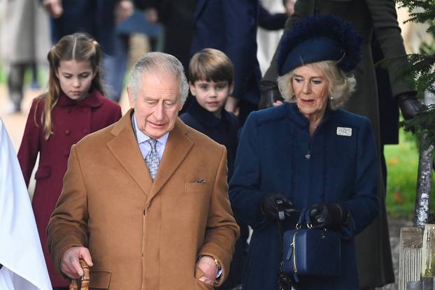 Royal Family's Christmas Day service at the Sandringham estate