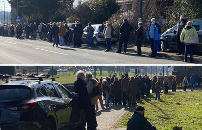 Redovi za cijepljenje u Zagrebu: 'Samo više da se cijepim, pa da napokon mogu mirna na plac'